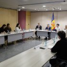Reunió del ministre i el sector empresarial per compartir els canvis implementats.