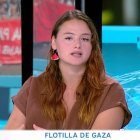 Cèlia Vélez, l'andorrana a la flotilla.