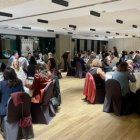 Un moment del sopar solidari