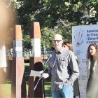 Lectura dels parlaments inicials, ahir en el tercer Homenatge al Donant.