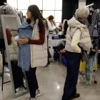 Diverses persones al Vide Dressing aquesta tarda.