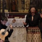 El guitarrista Roland Moles i la cantant Mariana Carrilho.