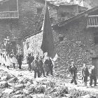 Processó a Canillo a principis del segle XX, similar a la del 1871.