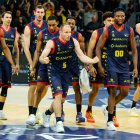 Celebració del triple impossible de Rafa Luz