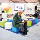 Estand de l’acord d’associació, l’any passat.