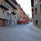 Un carrer de la urbanització de la Clota Verda a Ordino