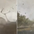 Tornado a les afores de Paris.