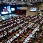 Un moment de l'Assemblea de l'edició 151a de la UIP a Ginebra