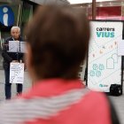 Lectura pública dels noms dels assassinats a Gaza.