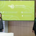 Els ministres Tor i Rossell en la presentació del II Fòrum d'Andorra: Aliances PublicoPrivades per a la Transició Digital i la protecció de la infància en línia.
