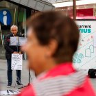 Acció simbòlica a la Plaça de la Rotonda
