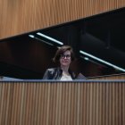 Núria Segues en una compareixença