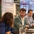 Montse Ortiz, Joan Barrera i Cerni Cairat a l'acte de presentació de la cursa