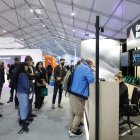 L'estand de GrandValira a la Fira.