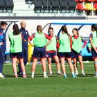 Entrenament de la selecció a Encamp.