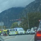 Accident a la rotonda del Gall