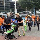 Famílies senceres van participar en la cursa.