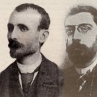 Josep Aladern i Jacint Vergés, autors de la lletra i el text de Lo Cant de la Valira.