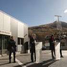 Els ministres Ramon Lladós i Ester Molné han presentat el pla de xoc contra el contraban avui al Pas