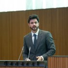 El líder de Concòrdia, Cerni Escalé, al Consell General aquest matí.