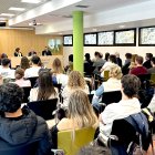 Un moment de la visita de l’ambaixador del Canadà, Jeffrey Marder, a l'UdA.