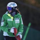 Carla Mijares preparant els darrers detalls per al començament de la temporada.