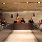 Sessió del consell de comú celebrada ahir.