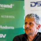 El gerent de la FAE, Carles Visa, present a Sölden, en una imatge d’arxiu.