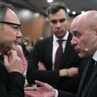 Espot xerra amb Prieto al Cicle d’Empresa Familiar.