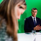 Rossell al plató de Diari TV.