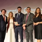 Directius del MoraBanc, amb el premi atorgat per Citywire