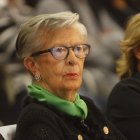 Jacqueline Pradère en un acte de la Fundació que va crear