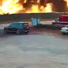 Moment en el qual es produeix l'explosió de l'avió