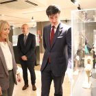 Un moment de la visita institucional dels síndics generals