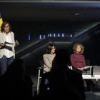 La doctora del SAAS, Cristina Royo, durant la conferència d'aquesta tarda al Consell General.