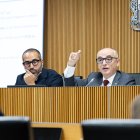 Lladós a la presentació, ahir.