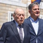 L’expresident català Jordi Pujol i el seu fill Oriol.