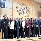 La delegació andorrana a Ginebra.