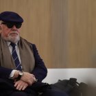 José Manuel Villarejo, esperant per declarar a la Seu de la Justícia