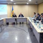 Diversos membres del comité rector del procès, reunits a l'assemblea ciutadabna, aquesta setmana