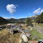 Un moment durant les jornades de la pedra seca l'any passat