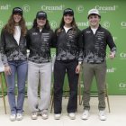 Carla Mijares, Jordina Caminal, Cande Moreno i Bartumeu Gabriel en la presentació d'avuiop0