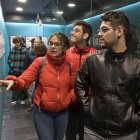 DIverses persones en una exposició de còmics durant la inauguració de la Massana Còmic a les Fontetes
FOTO: EDUARD COMELLAS. 
COMÚ DE LA MASSANA.