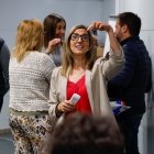 Representants del comitè d’empresa en la darrera assemblea.