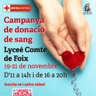 Cartell Campanya de Donació de Sang Lycée Comte de Foix