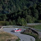 Un vehicle en l'edició anterior del Rally Andorra Històric.
