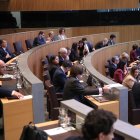 Els consellers generals a l’hemicicle.