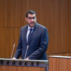 El conseller del PS, Pere Baró, aquest matí al Consell General