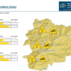 La previsió de meteo indica que una massa de pols Sahariana deixarà avui, el dia més calurós de la setmana