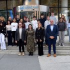 Els consellers i conselleres joves del comú d'Encamp amb alguns consellers del comú d'Encamp.